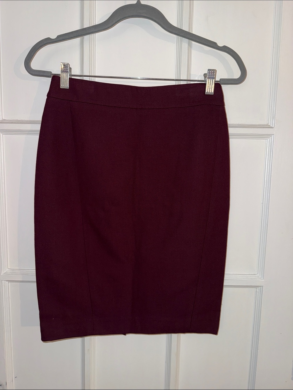 Loft Classic Pencil Skirt in Deep Wine 0